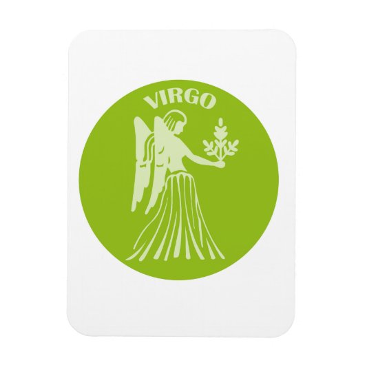 Jungfrau, Sternzeichen, Horoskop, Astrologie Magnet (Vertikal)
