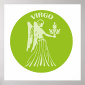 Jungfrau, Sternzeichen, Horoskop, Astrologie Poster (Vorne)