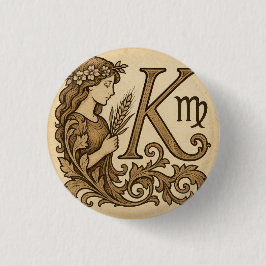 Jungfrau-Sternzeichen (K) Abzeichen Button