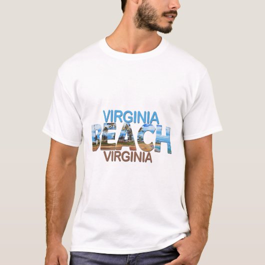 Jungfrau-Strand- virginia T-Shirt (Vorderseite)