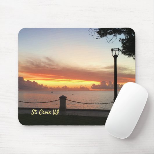 Jungfrau Sunset St. Croix USVI Mousepad (Mit Mouse)