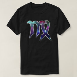 Jungfrau-Symbol-Shirt - Schwarzes T-Shirt