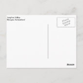 Jungfrau Tal Postkarte (Rückseite)