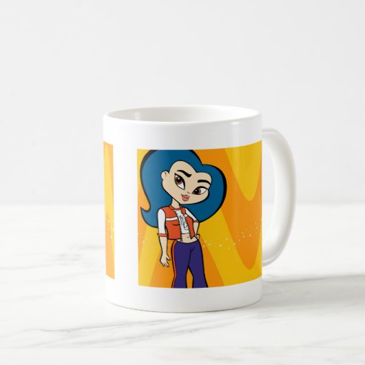 Jungfrau-Tasse Kaffeetasse (VorderseiteRechts)