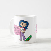 Jungfrau-Tasse Kaffeetasse (Vorderseite Links)