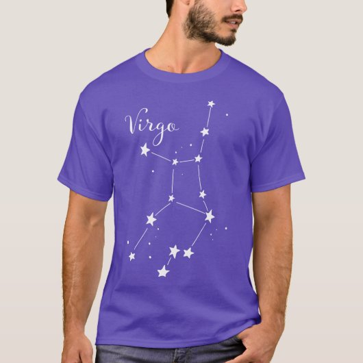 Jungfrau-Tierkreis-Konstellations-T - Shirt (Vorderseite)