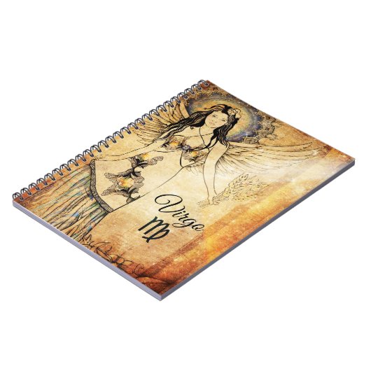 Jungfrau-Tierkreis Notizblock (Linke Seite)