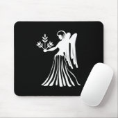 Jungfrau-Tierkreis-Piktogramm Mousepad (Mit Mouse)