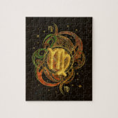 Jungfrau-Tierkreis-Zeichen-Erdelement Puzzle (Vertikal)