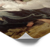 Jungfrau und Einhorn - Domenichino Palazzo Farnese Poster (Ecke)