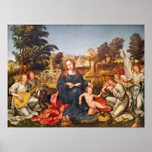 Jungfrau und Engel, 1536-38 Poster (Vorne)