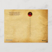 JUNGFRAU UND JAHRESANGEL - Details Postkarte (Rückseite)