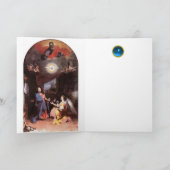 JUNGFRAU UND JAHRESANGEL FEIERTAGSKARTE (Innenseite)