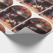 JUNGFRAU UND JAHRESANGEL GESCHENKPAPIER (Ecke)