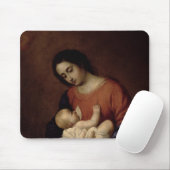 Jungfrau und Kind, 1658 Mousepad (Mit Mouse)
