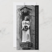 Jungfrau und Kind 1 Beileid Vielen Dank Dankeskarte (Vorderseite)