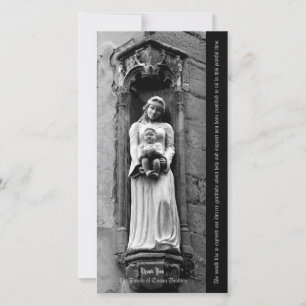 Jungfrau und Kind 1 Beileid Vielen Dank Dankeskarte