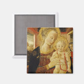 Jungfrau und Kind 2 Magnet (Vorderseite/Rückseite)