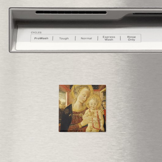 Jungfrau und Kind 2 Magnet (In Situ (Geschirrspüler))