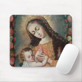 Jungfrau und Kind 2 Mousepad (Mit Mouse)