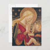 Jungfrau und Kind 2 Postkarte (Vorne/Hinten)
