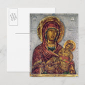 Jungfrau und Kind 3 Postkarte (Vorne/Hinten)