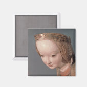 Jungfrau und Kind, Angabe des Kopfes Magnet (Vorderseite/Rückseite)