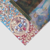 JUNGFRAU UND KIND, ANGELKONZERT,WERTVOLLE JUELE SEIDENPAPIER (Detail)