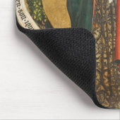 Jungfrau und Kind auf einem sichelförmigen Mond Mousepad (Ecke)