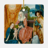 Jungfrau und Kind - Barthel Bruyn the Elder Keramikornament (Rückseite)