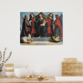 Jungfrau und Kind begeisterten... Poster (Küche)