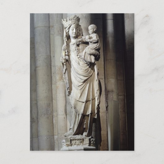Jungfrau und Kind, bekannt als Notre-Dame de Paris Postkarte (Vorderseite)