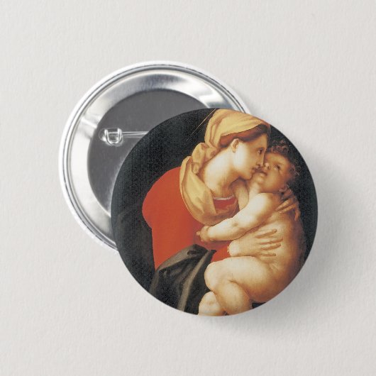 Jungfrau und Kind Button (Vorne & Hinten)