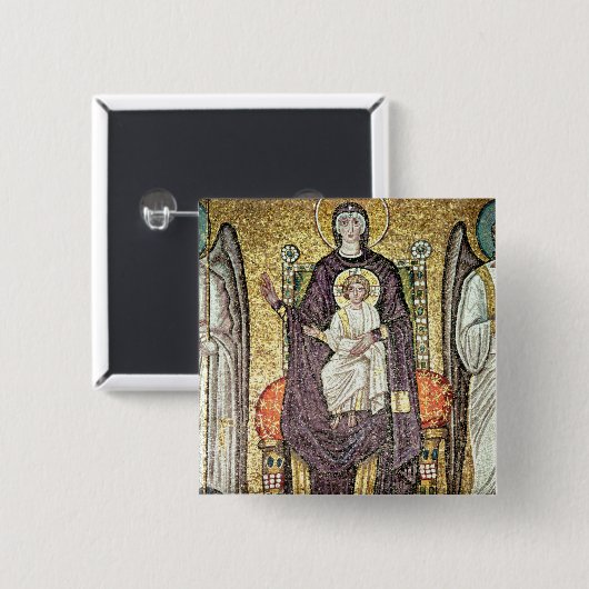 Jungfrau und Kind Button (Vorne & Hinten)