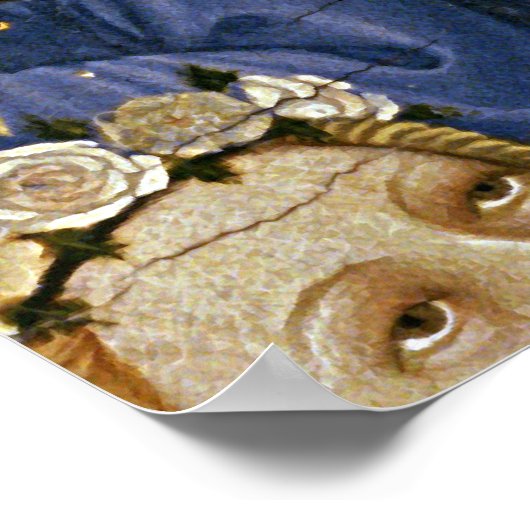 Jungfrau und Kind, c.1395-99 Poster (Ecke)