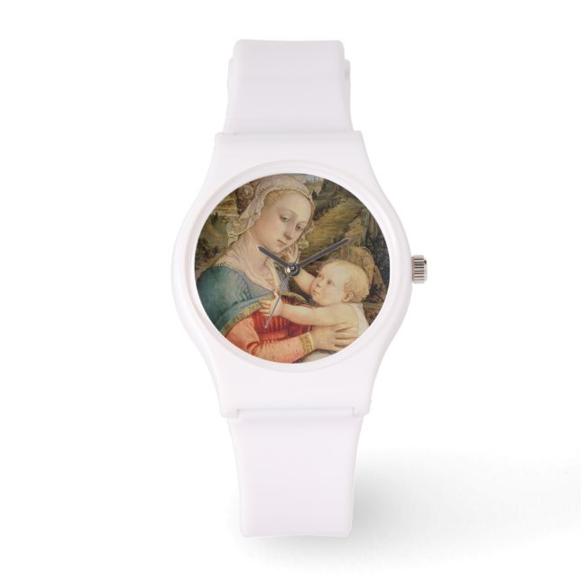 Jungfrau und Kind, c.1465 Armbanduhr (Vorderseite)