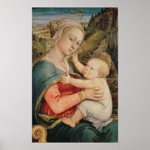 Jungfrau und Kind, c.1465 Poster