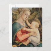 Jungfrau und Kind, c.1465 Postkarte (Vorne/Hinten)