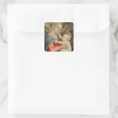 Jungfrau und Kind, c.1465 Quadratischer Aufkleber (Tasche)