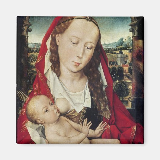 Jungfrau und Kind, c.1467-70 Magnet (Vorne)