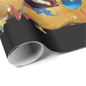 JUNGFRAU UND KIND, FLORALISCHE CHRISTMAS GESCHENKPAPIER (Rolleneckpunkt)