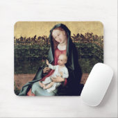 Jungfrau und Kind im kleinen Garten Mousepad (Mit Mouse)