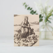 Jungfrau und Kind in den Wolken (Stehend Vorderseite)