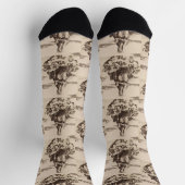 Jungfrau und Kind in den Wolken Socken (Oben)