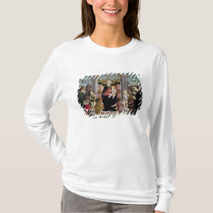 Jungfrau und Kind inthronisiert T-Shirt