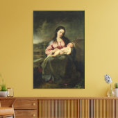Jungfrau und Kind Leinwanddruck (Insitu (Wohnzimmer))