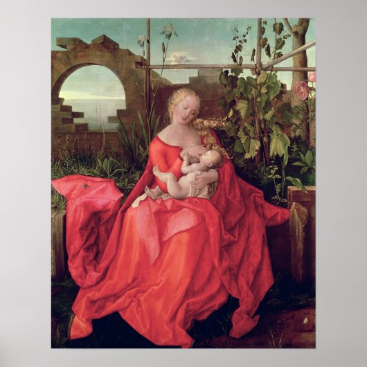 Jungfrau und Kind "Madonna mit der Iris", 1508 Poster (Vorne)
