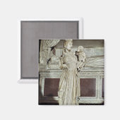 Jungfrau und Kind Magnet (Vorderseite/Rückseite)