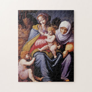 Jungfrau und Kind mit dem Heiligen Elisabeth Puzzle