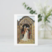 Jungfrau und Kind mit Drei Engeln, zentrale Tafel Postkarte (Stehend Vorderseite)